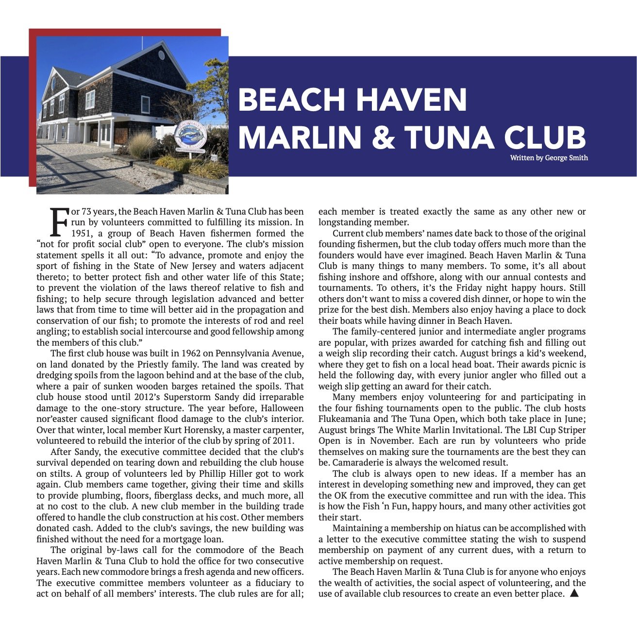 Beach Haven Marlin and Tuna Club